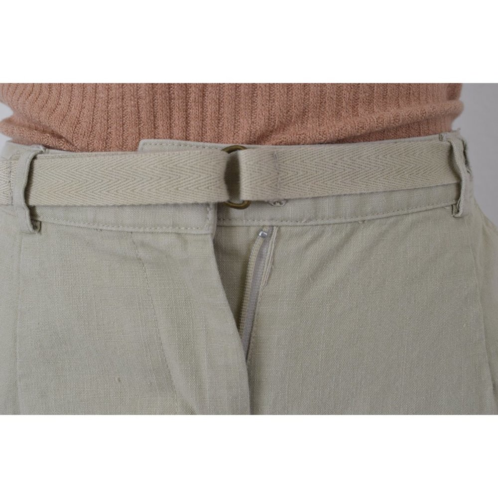 Vintage 90s Beige Cotton‎ Crop Pants | 26 waist - Picture 6 of 9